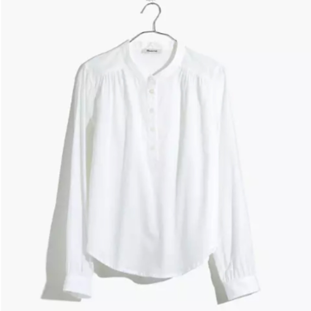 Madewell Shirred Popover Top